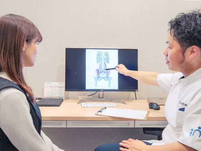 施術前の状況説明